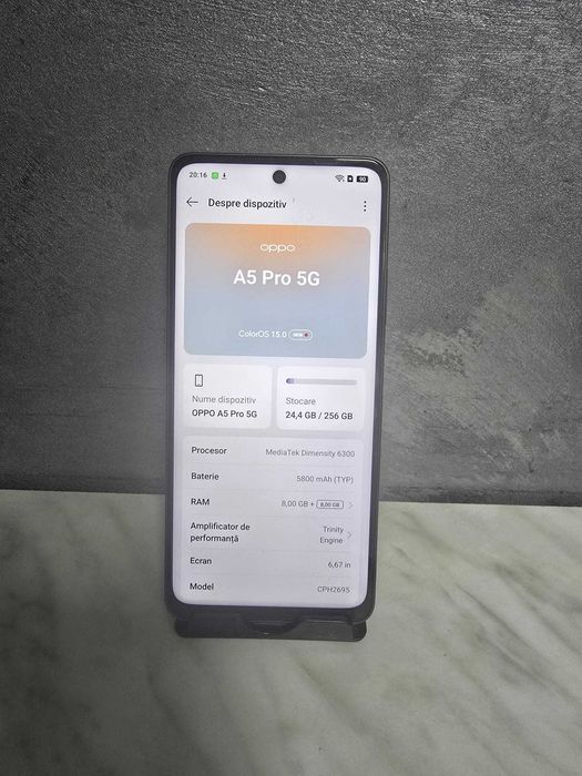 Oppo A5 PRO  5G 256 GB Bmg Amanet 96326