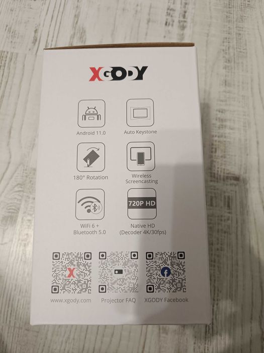 Proiector Video WiFi HDMI Bluetooth