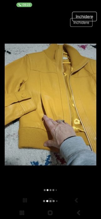 Geaca piele veritabilă !