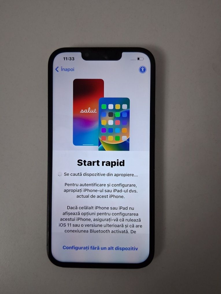 Vând telefon IPhone 13 memorie 128GB, , 86 procent batere