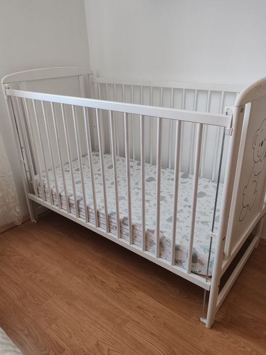 Pătuț bebe laterală culisantă