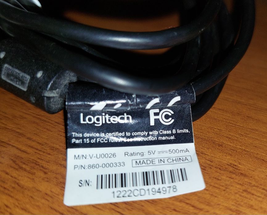 Камера Logitech -V- U0026