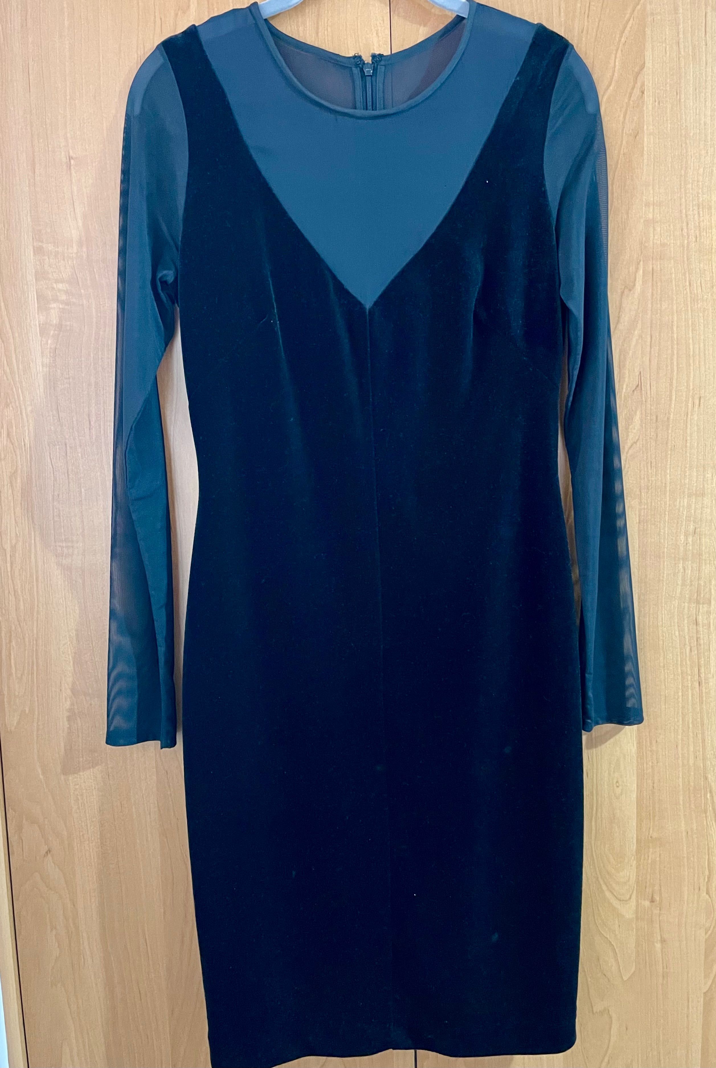 Rochie de catifea, Mango, mărimea S