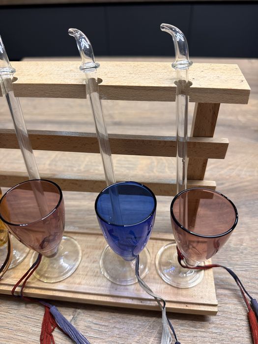 Vand set pahare din DDR de snaps/shot  (arta ,decor,vintage)