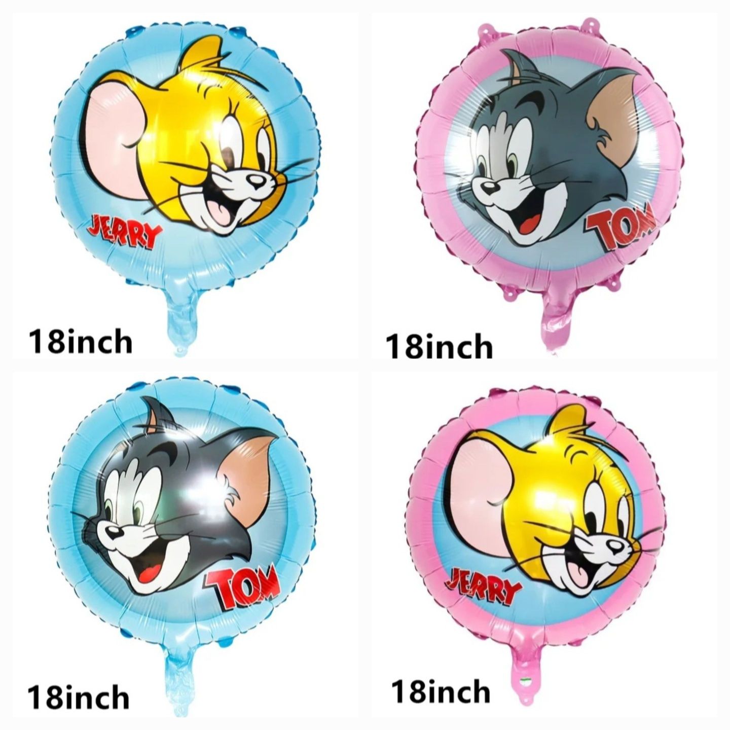 *TOM & JERRY_Baloane folie aluminiu si latex