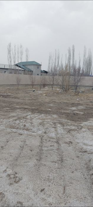 7.44 сотк жер времянкасы бар кадастры бар улкен трасса жолдын бойында