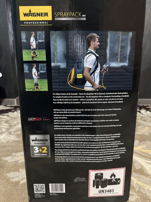 Pompa wagner pe baterie Bosch 18v