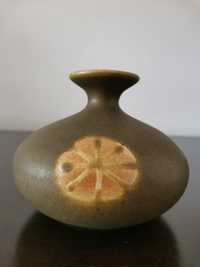 Vază ceramică Mid Century Modern lava glaze W. Germany