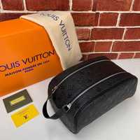 Клъч Louis Vuitton за тоалетни принадлежности, 100% естествена кожа