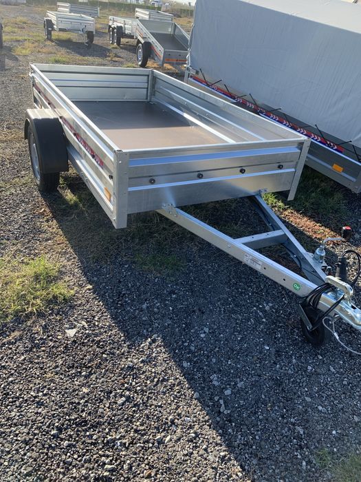 Remorca 750 kg Valahia Zefir Max 240x125x34 cm cu Sasiu Ranforsat