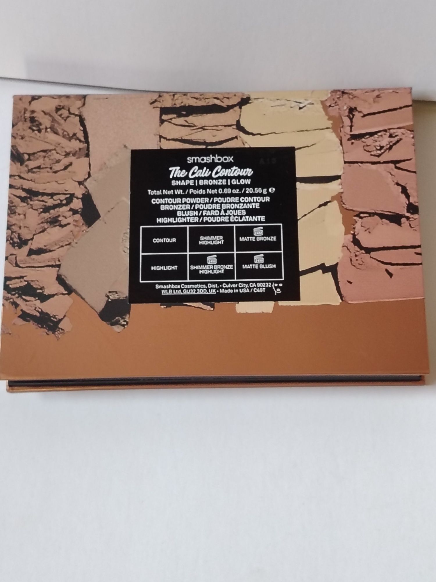 Smashbox контyрираща палитра за лице  6 нюанса