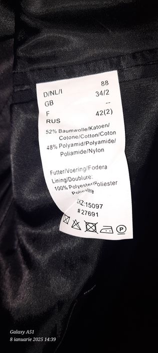 Sacou barbati John Devin