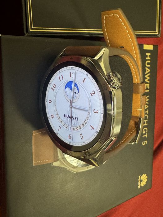 smart часовник huawei watch gt 5 brown