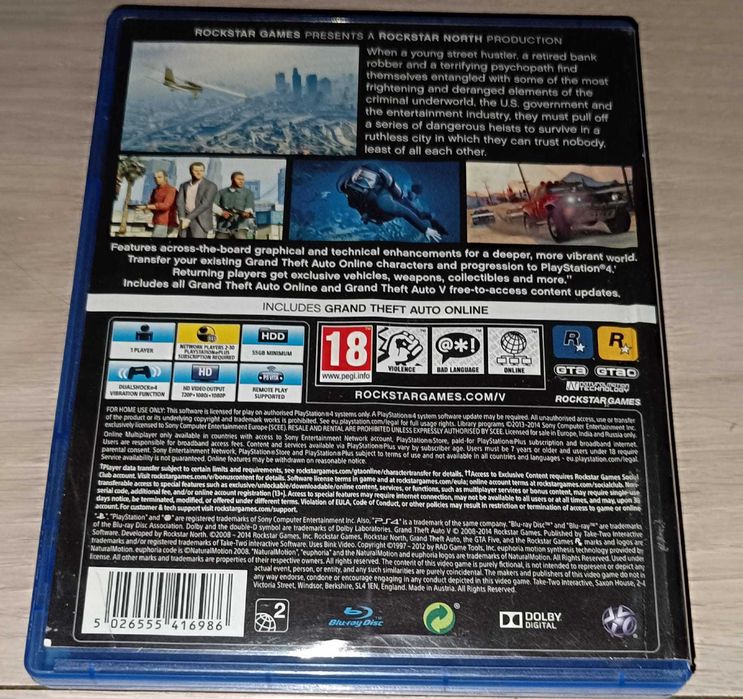 Joc PlayStation GTA 5  PS4/PS5