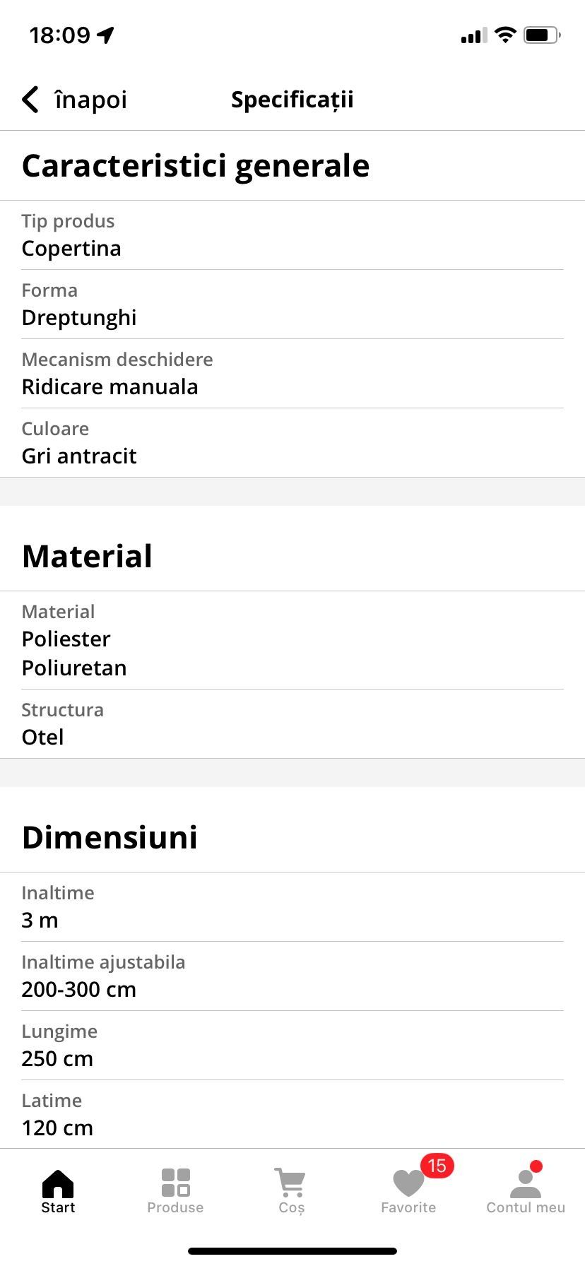 Copertina retractabila