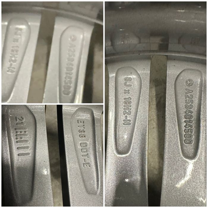 Jante 18 ORIGINALE Mercedes GLC GLC COUPE GLK Vara 235/60/18 ML GLE