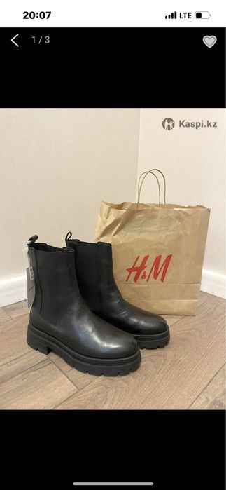 Продам новые кожаные Челси от Hm