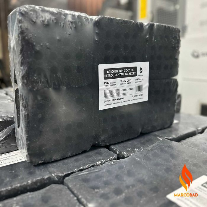 Brichete din Cocs de Petrol - Calitate Garantata 100% Cocs de Petrol