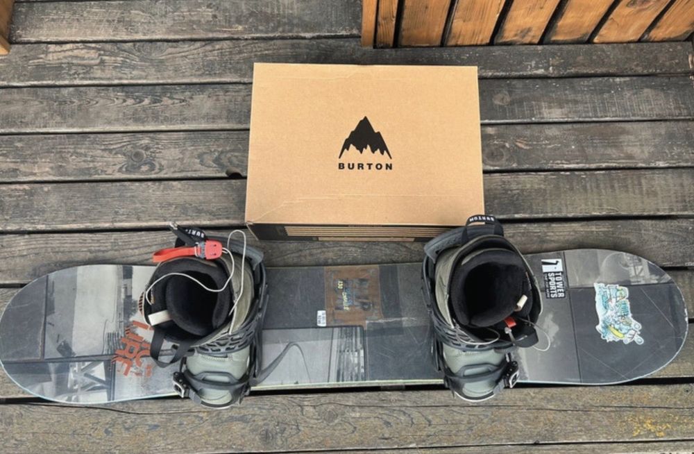 Burton snowbord set
