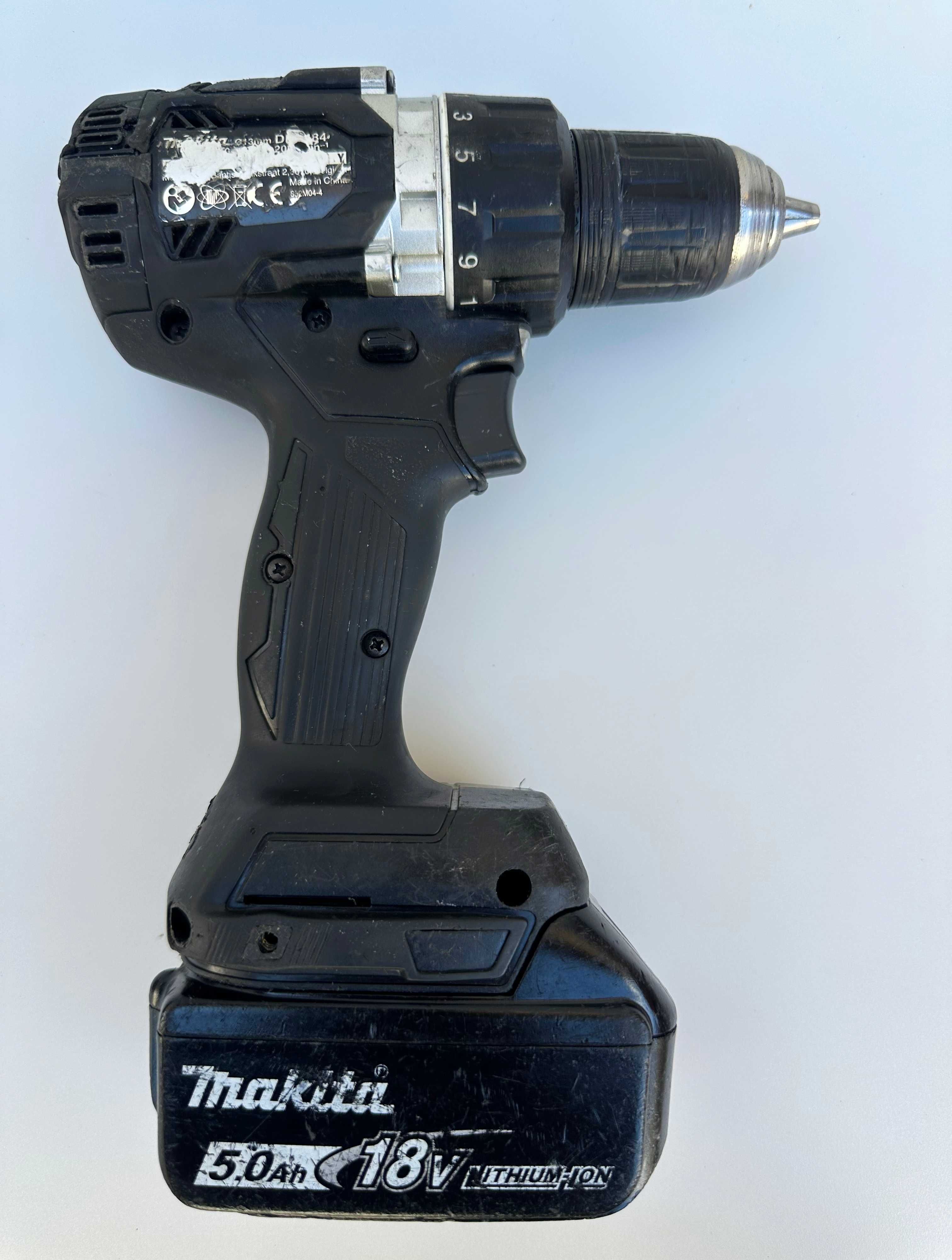 Makita DDF 484 Black Edition - Безчетков винтоверт 2x18V 5.0Ah