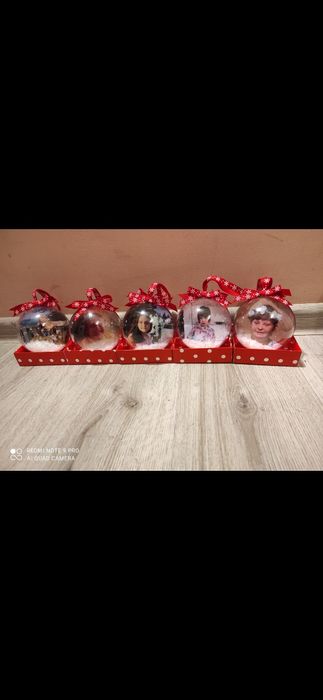 Коледна топка със снимка или надпис