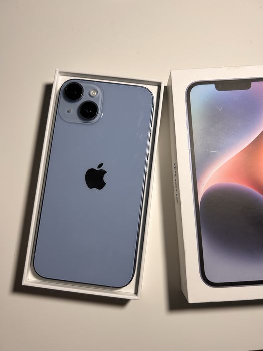 iphone 14 albastru 128gb stare foarte buna