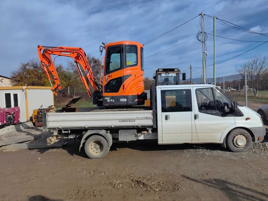 Услуги със Самосвал и мини багер