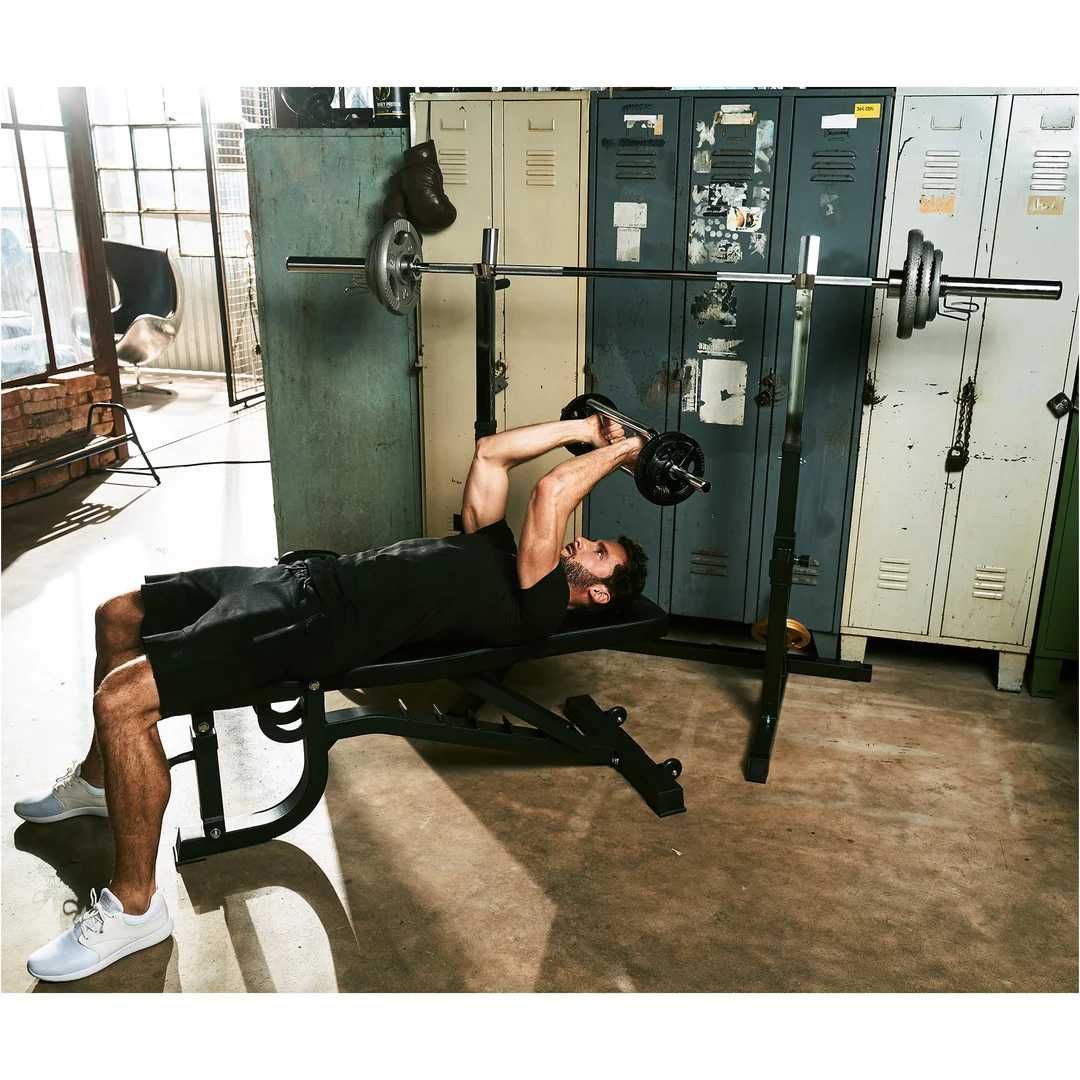 *Bancă multifuncțională reglabilă, piept, triceps, biceps etc.