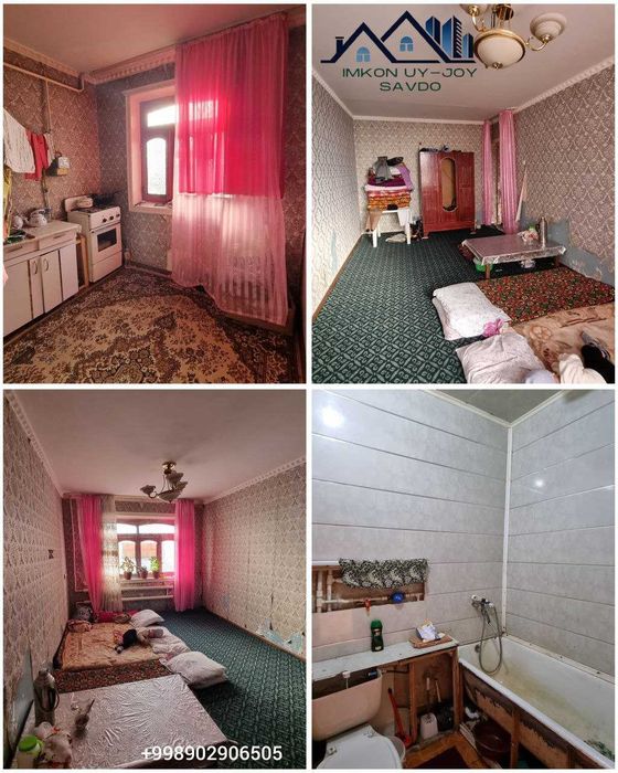 Квартира 1 хоналик Нотурар қилса бўлади