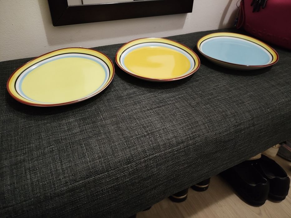 Комплект 6 чинии, цветни, английски