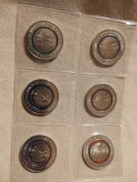 Vand Set Monede Colectie 5 Euro Germania cu zonele climatice