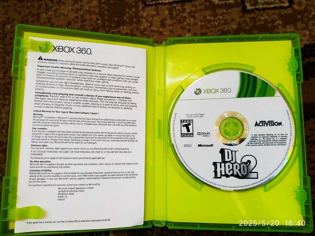 dj hero 2 xbox 360