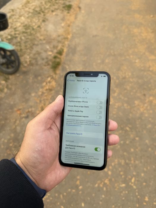 Iphone x ayfon x 64gb qora sotiladi tel ideal aybi yo face ishlidi