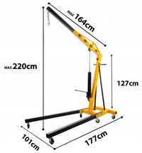 Кран за двигатели жираф 2 тона хидравличен JCB