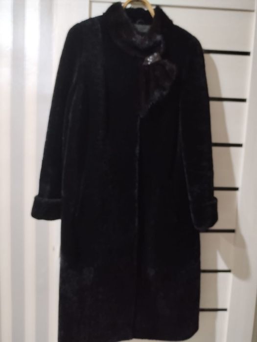 Шуба мутон прямая