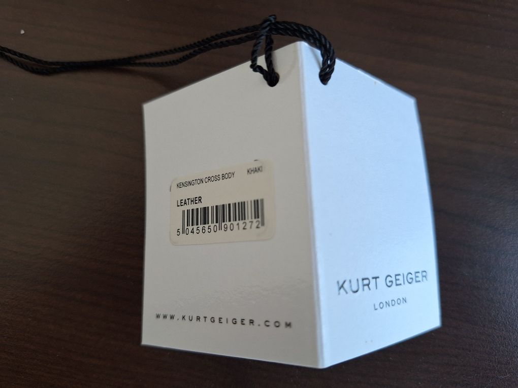 Kurt Geiger естествена кожа малка чанта