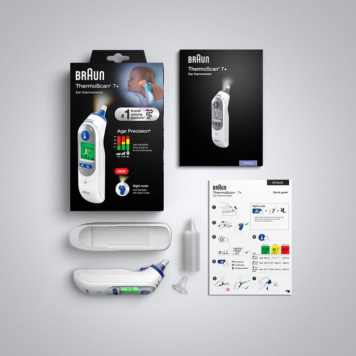 Philips ThermoScan 7+ IRT6525 quloq termometri