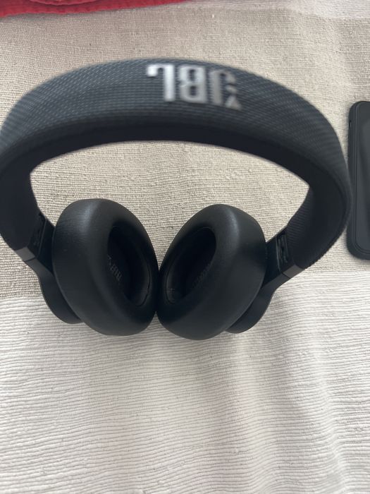 Casti JBL Live 670NC, Bluetooth, On-ear, Microfon, negru