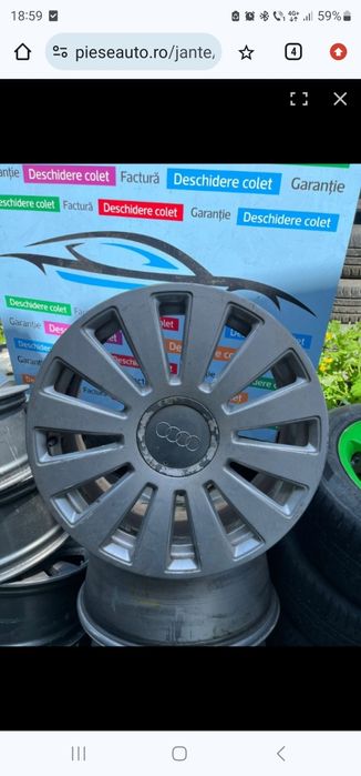 6 bucati jante Aud a6, a7 ,a8, 255 40 19 inch Originale Audi A6, A5, A