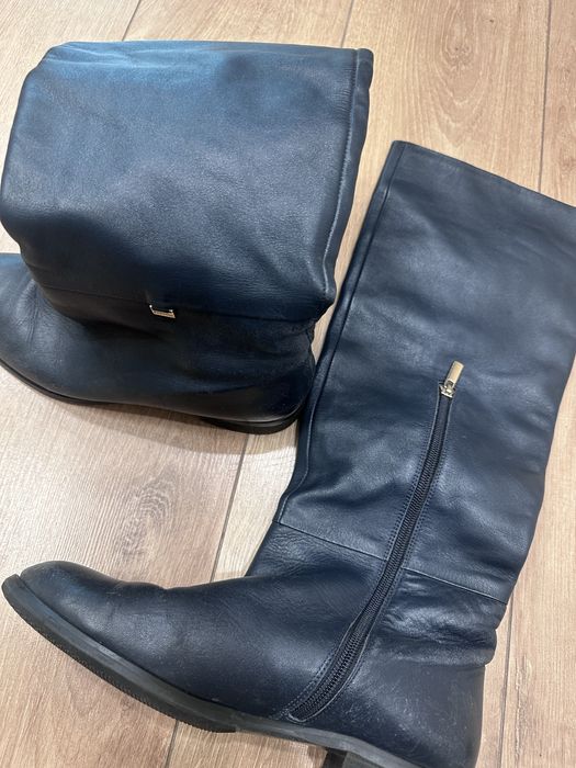 Продам кожанные зимние сапоги