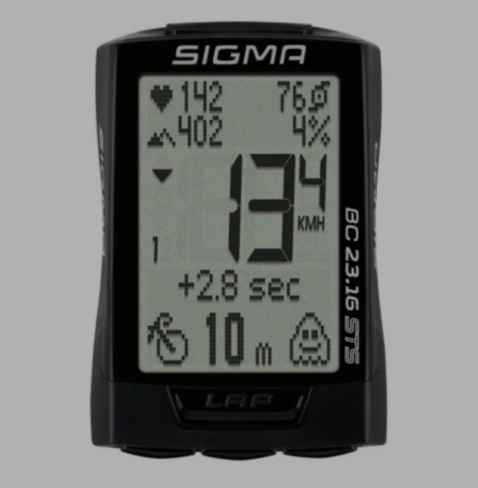 Vând calculator bicicleta Sigma 23.16 STS cu carenta și ritm cardiac