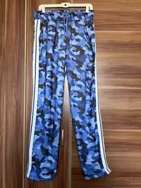 Pantaloni print blue bape