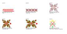 259 MODELE Traditionale broderie PES + 500 motive florale