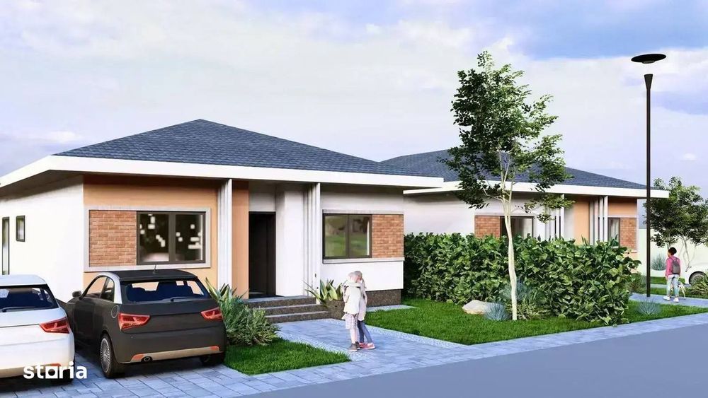 Vila individuala cu 4 camere, 105 mp utili, 400 mp teren CITY NORD