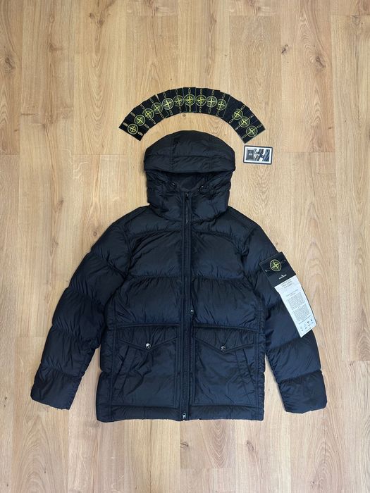 Stone Island Garment dyed crinkle reps R-Ny Down jacket(яке)