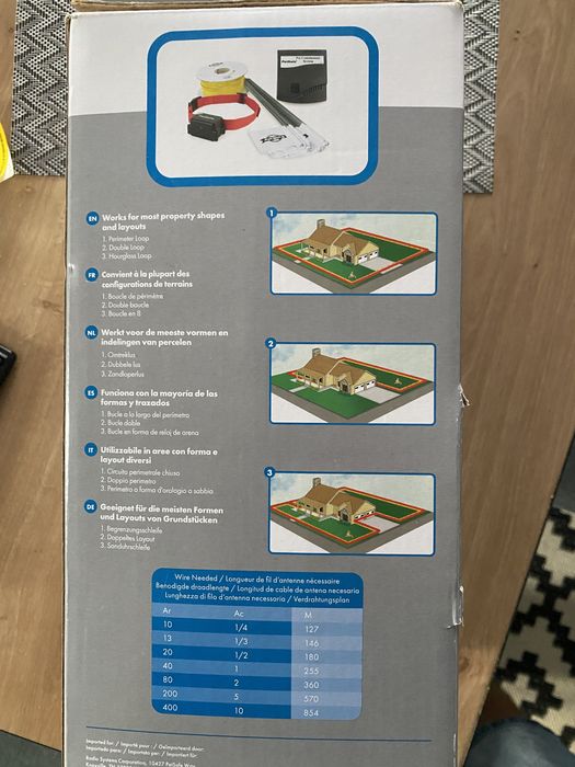 Gard electric cu unde radio PetSafe - pentru câinii mari