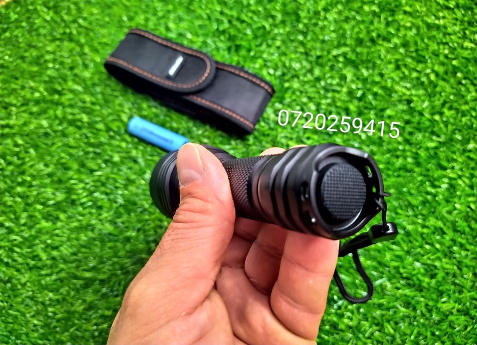 Lanternă puternică Vanatoare Convoy C8+ cu LED SFT40, 6500K, 2000LM