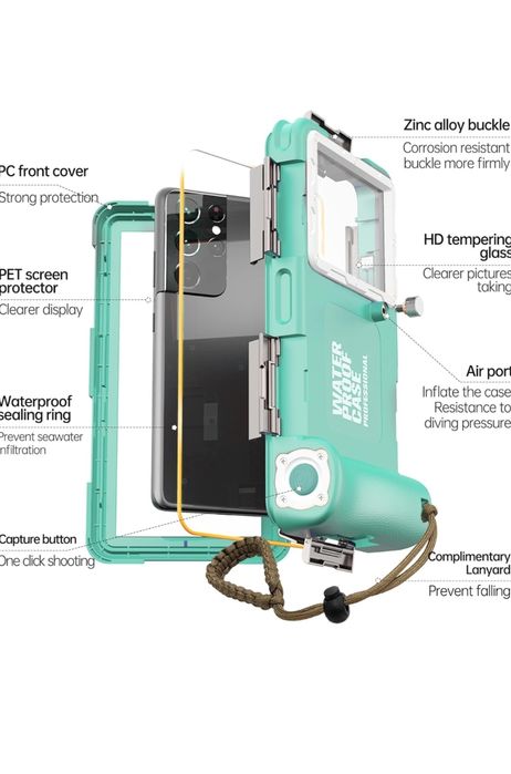 Husa telefon subacvatica/snorkeling