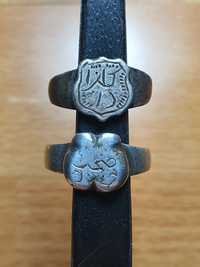 Продам 2 древних , серебряных кольца