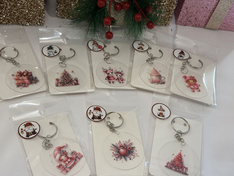 Коледни ключодържатели